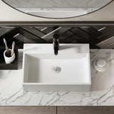 Swiss Madison Claire Vessel Sink in Glossy White