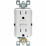 15 Amp Self-Test SmartlockPro Slim Duplex Tamper Resistant GFCI Outlet, White (3-Pack) - Super Arbor