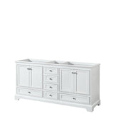 Deborah 47.25 in. W x 21.5 in. D Vanity Cabinet in White - Super Arbor