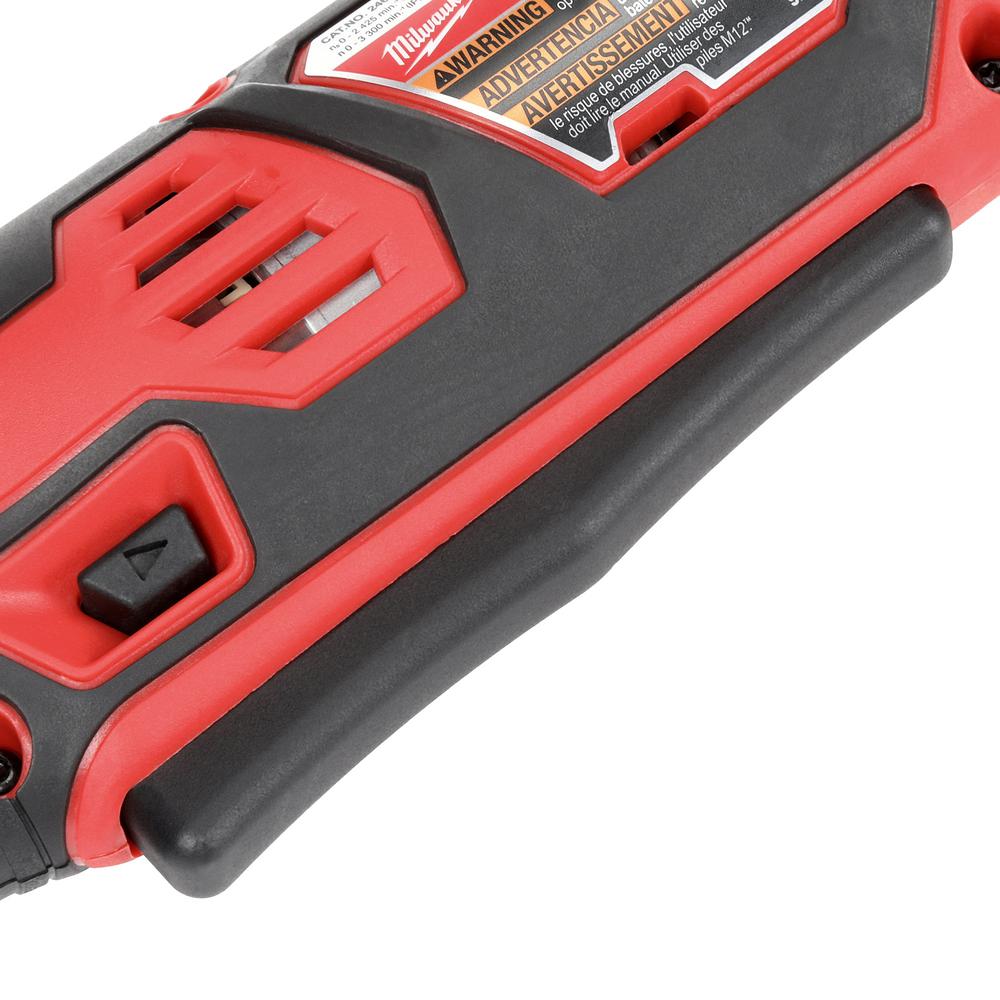 M12 12-Volt Lithium-Ion Cordless 1/4 in. Right Angle Hex Impact Driver (Tool-Only) - Super Arbor
