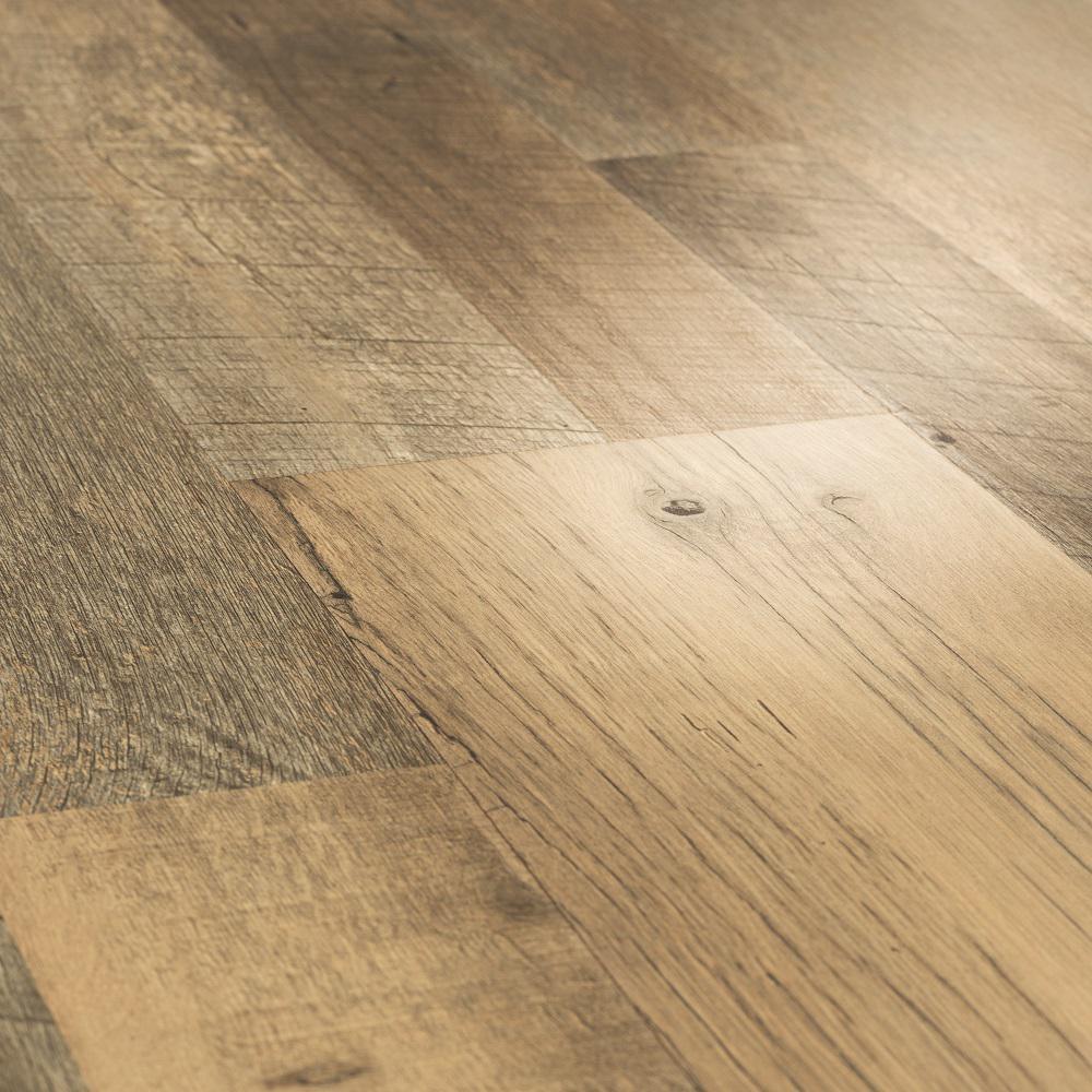 Outlast+ Waterproof Standout Grey Oak 10 mm T x 6.14 in. W x 47.24 in. L Laminate Flooring (967.2 sq. ft. / pallet) - Super Arbor
