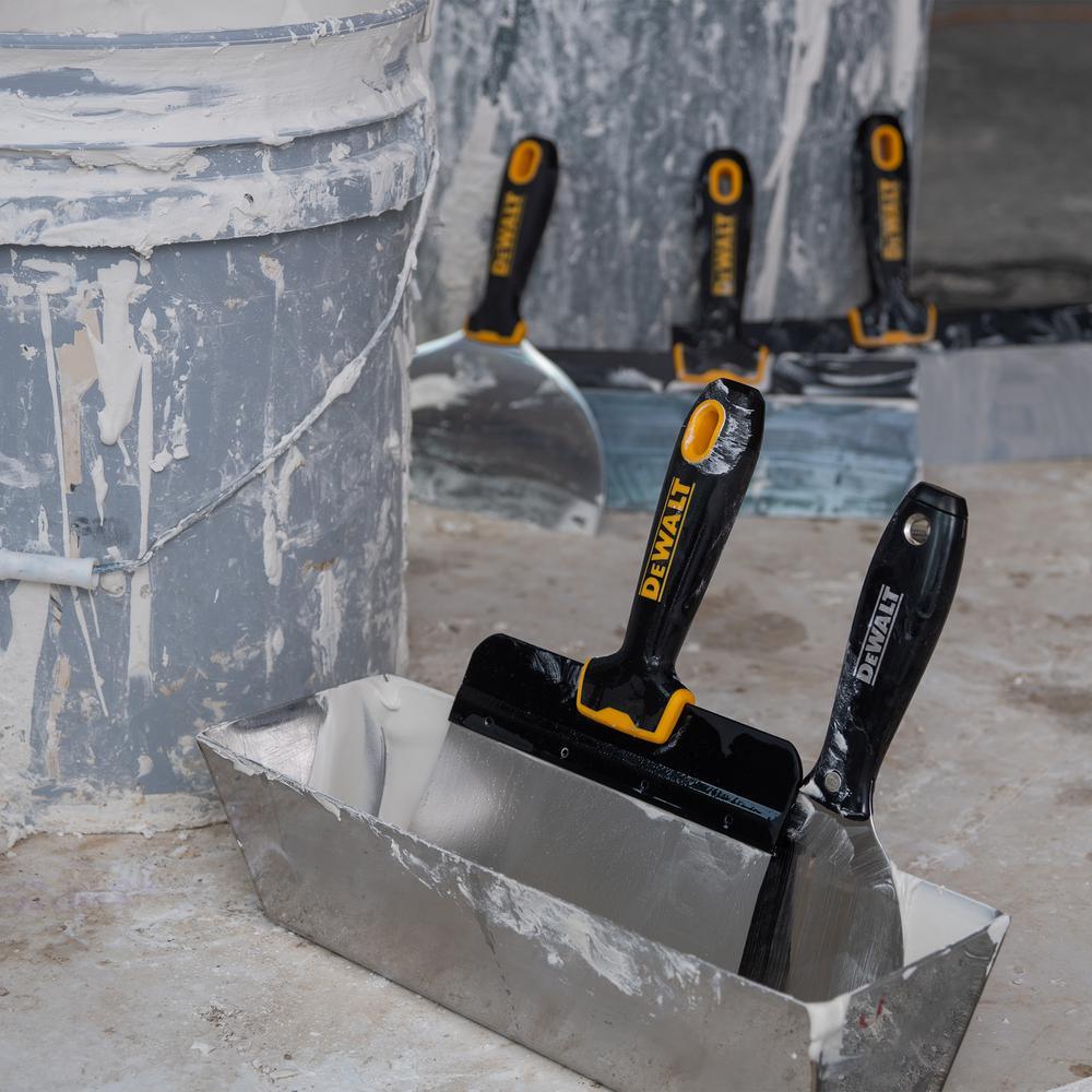 12 in. Stainless Steel Hammer-End Taping Knife with Soft Grip Handle - Super Arbor