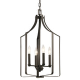 Kichler Morrigan 4-Light Bronze Traditional Cage Chandelier