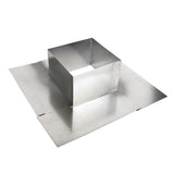 6 in. x 6 in. Split Pitch Pan with Open Bottom - Soldered - Super Arbor