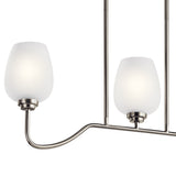 Kichler Valserrano 3-Light Brushed Nickel Traditional Chandelier