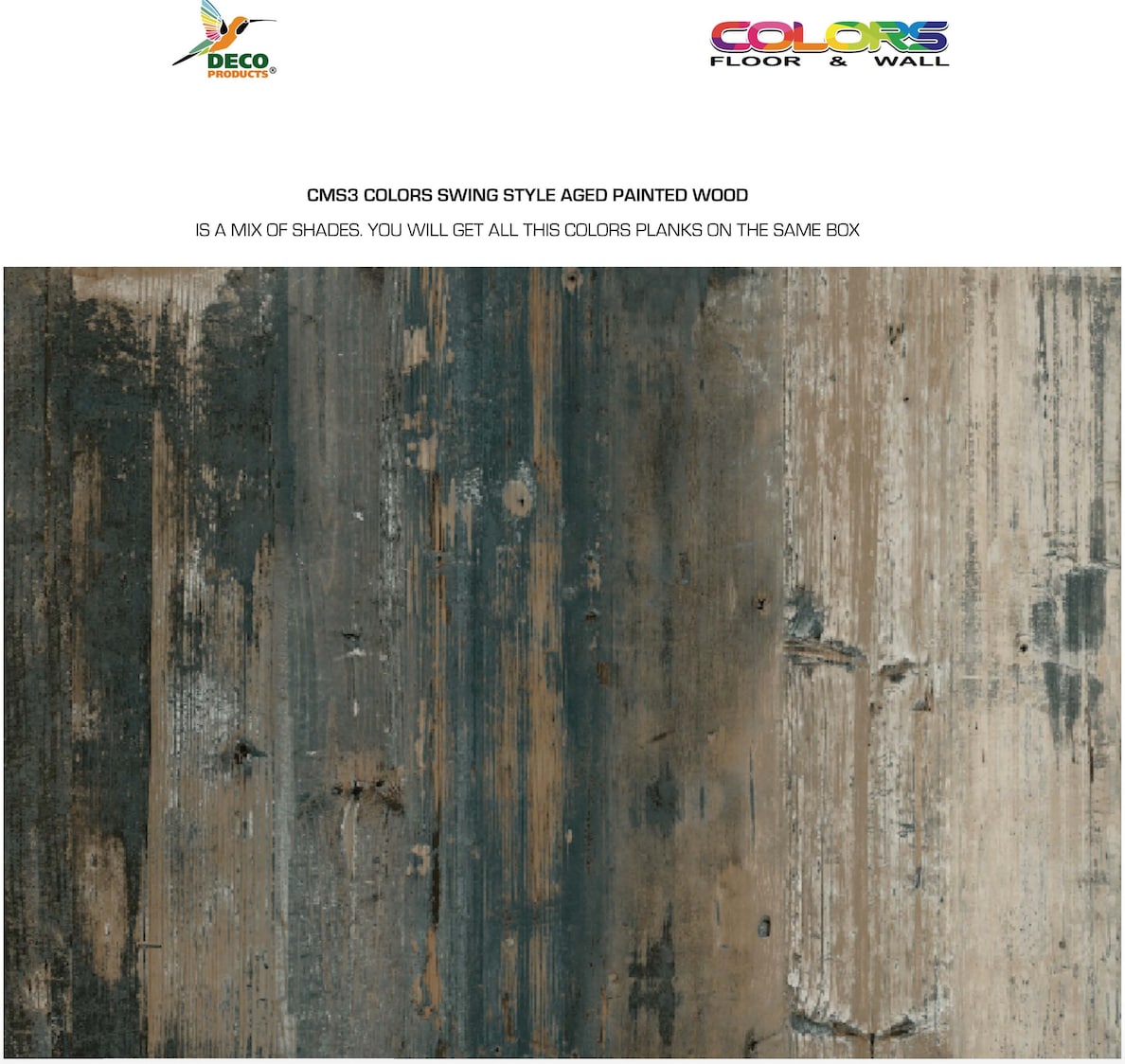 Deco Products Colors Swing High Variation 6-in W x 36-in L x 2-mm Waterproof Luxury Vinyl Plank Flooring, 30-sq ft Carton