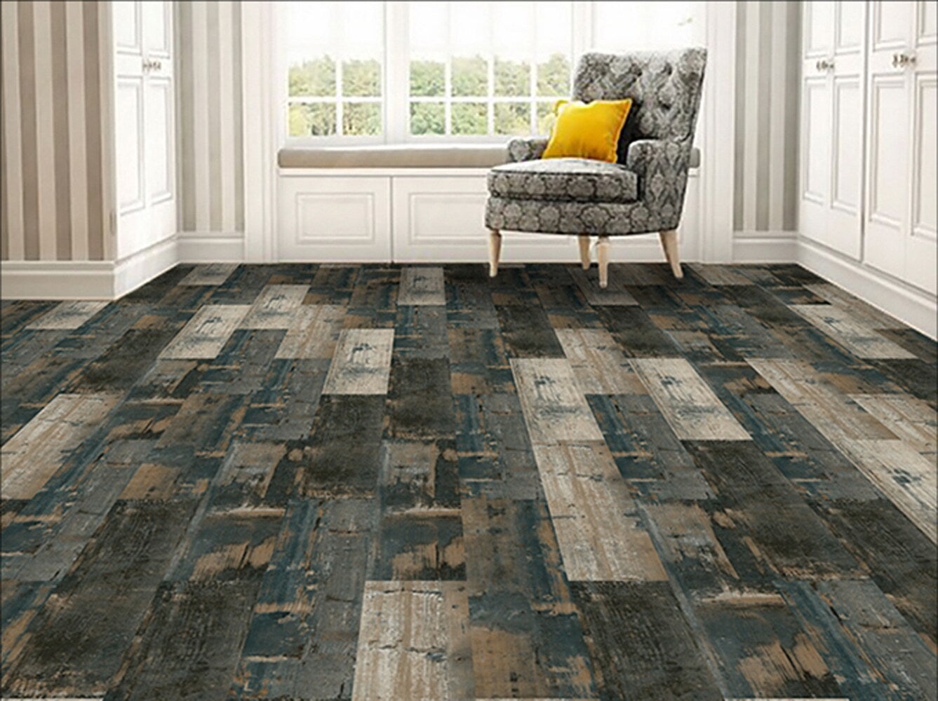 Deco Products Colors Swing High Variation 6-in W x 36-in L x 2-mm Waterproof Luxury Vinyl Plank Flooring, 30-sq ft Carton