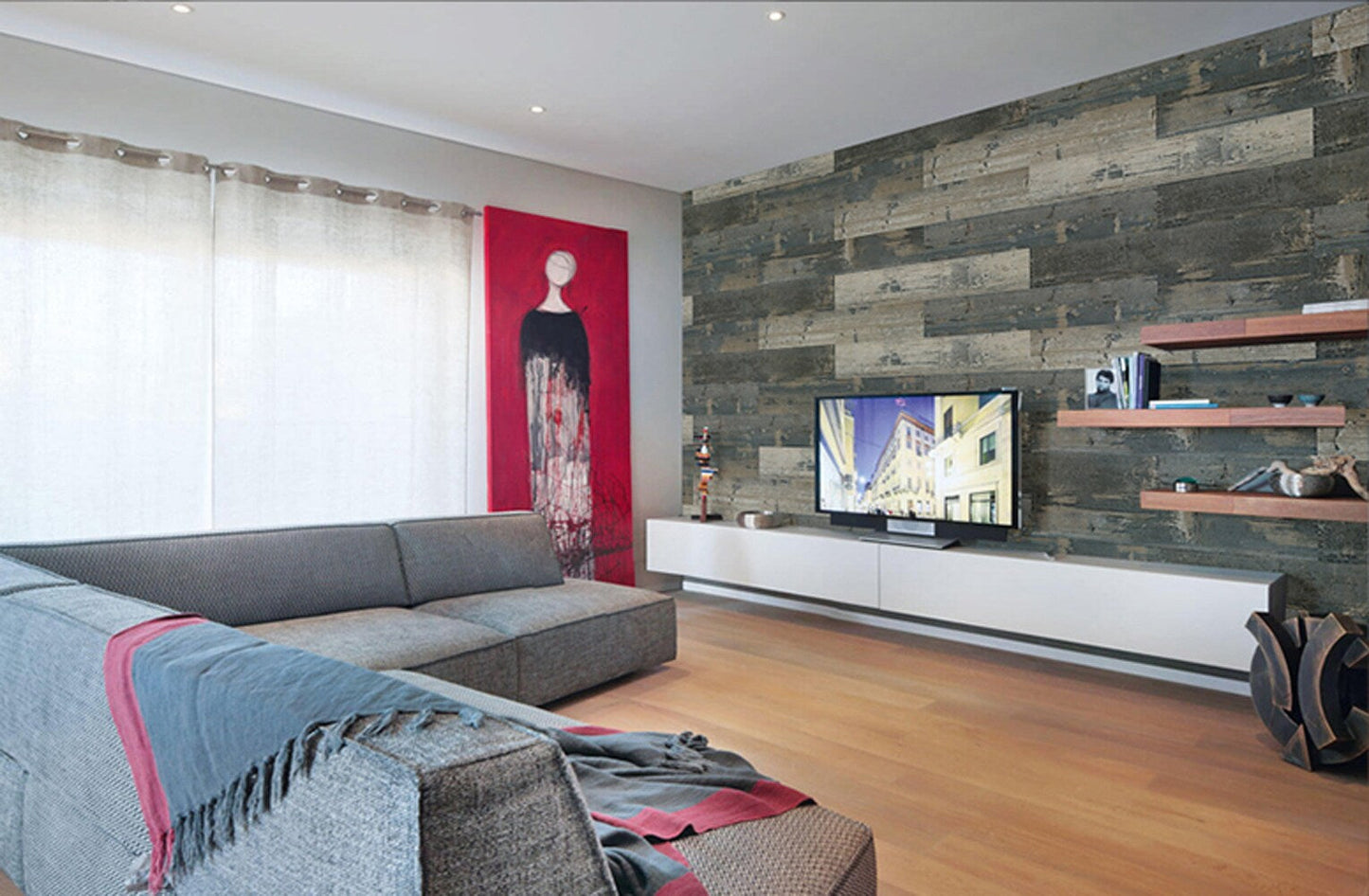 Deco Products Colors Swing High Variation 6-in W x 36-in L x 2-mm Waterproof Luxury Vinyl Plank Flooring, 30-sq ft Carton