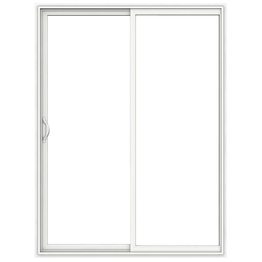 JELD-WEN 72-in x 80-in Vinyl Sliding, Left-hand sliding – primary product view