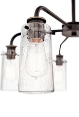 Kichler Braelyn 5-Light Antique Bronze Farmhouse Chandelier