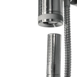 1-spray 8 in. Dual Shower Head and Handheld Shower Head with Low Flow in Brushed-Nickel - Super Arbor
