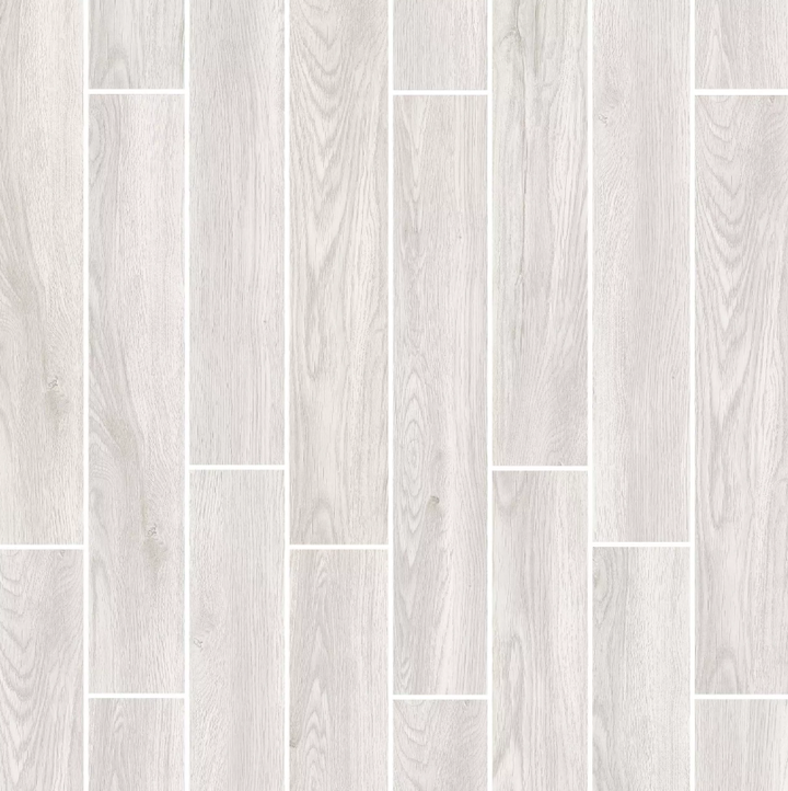 Montana White Wood Plank Porcelain Tile