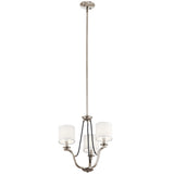 Kichler Thisbe 3-Light Pewter Traditional Chandelier