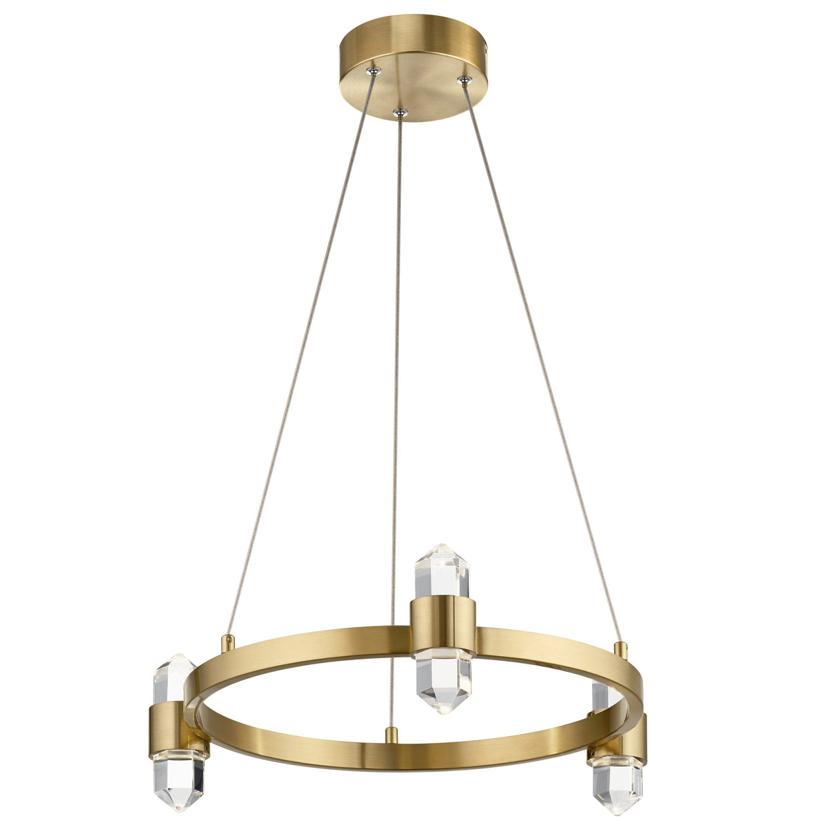 Kichler Arabella 6-Light Gold Modern/Contemporary Led Chandelier