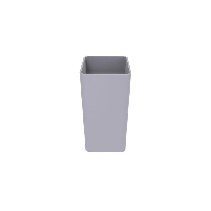 Badeloft USA Stone Resin Freestanding Sink in Matte White
