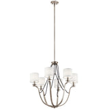 Kichler Thisbe 6-Light Pewter Traditional Chandelier