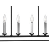 Progress Lighting Frisco 6-Light Nickel Transitional Chandelier