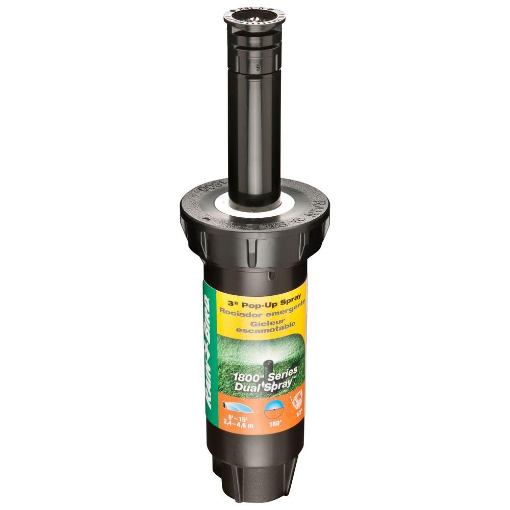 1800 Series 3 in. Dual Spray Half Circle Sprinkler - Super Arbor
