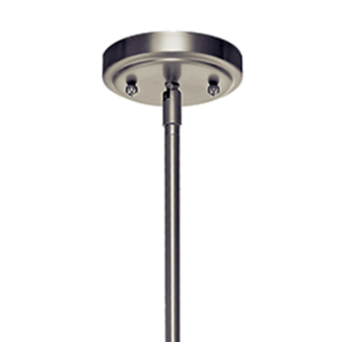 Kichler Everly 3-Light Brushed Nickel Transitional Seeded Glass Teardrop Led, Medium Hanging Pendant Light