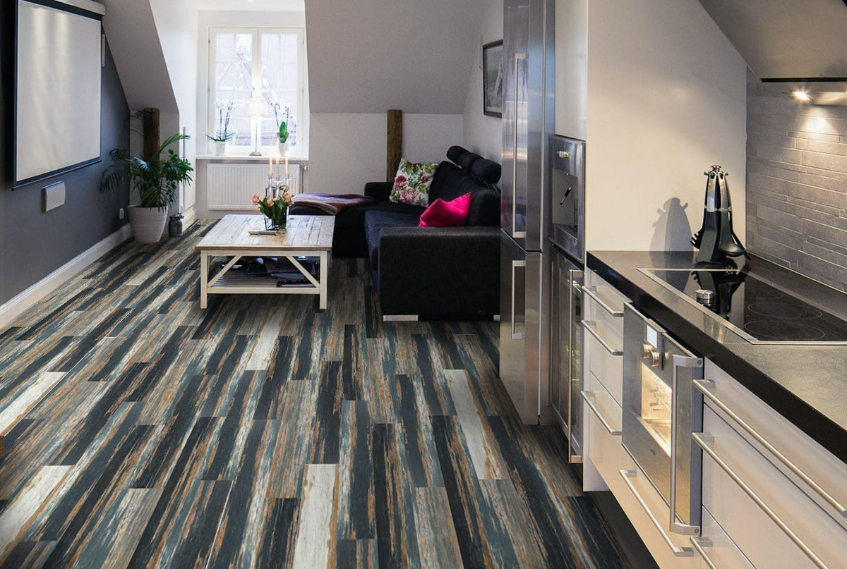 Deco Products Colors Old Navy Ocean 6-in W x 36-in L x 2-mm Waterproof Luxury Vinyl Plank Flooring, 30-sq ft Carton