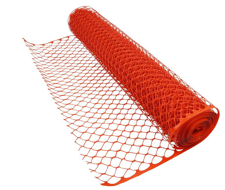 BOEN 100-ft W Orange Hdpe Chain Link Fence Screen
