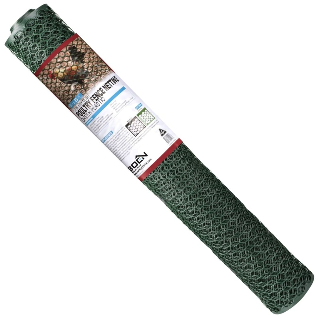 BOEN 25-ft Green Hdpe Extruded Mesh Rolled Fencing