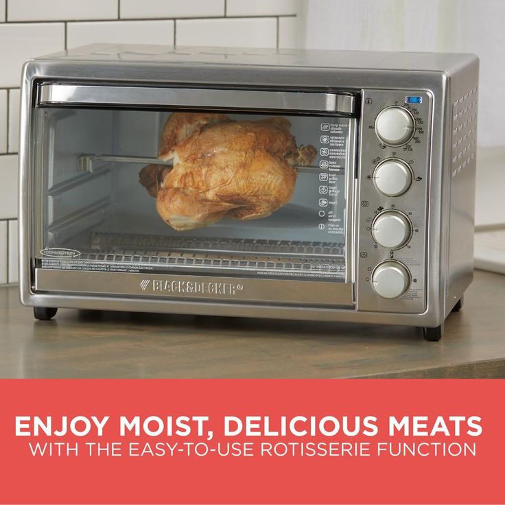1500 W 9-Slice Silver Toaster Oven with Temperature Control and Built-In Timer