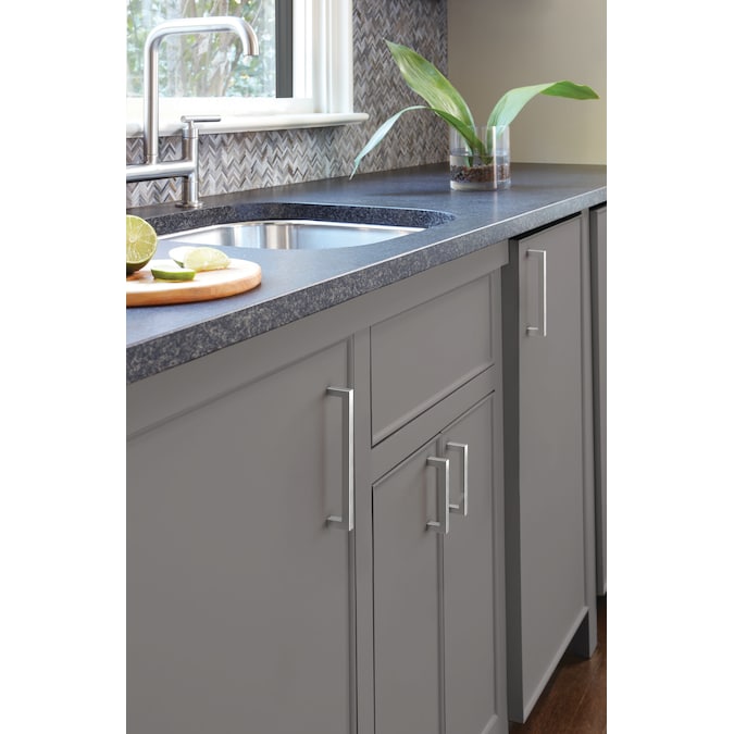 Amerock Monument 5-1/16-in Center to Center Polished Chrome Rectangular Bar Drawer Pulls