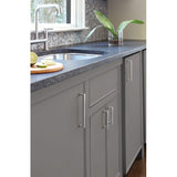 Amerock Monument 5-1/16-in Center to Center Polished Chrome Rectangular Bar Drawer Pulls