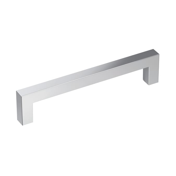 Amerock Monument 5-1/16-in Center to Center Polished Chrome Rectangular Bar Drawer Pulls