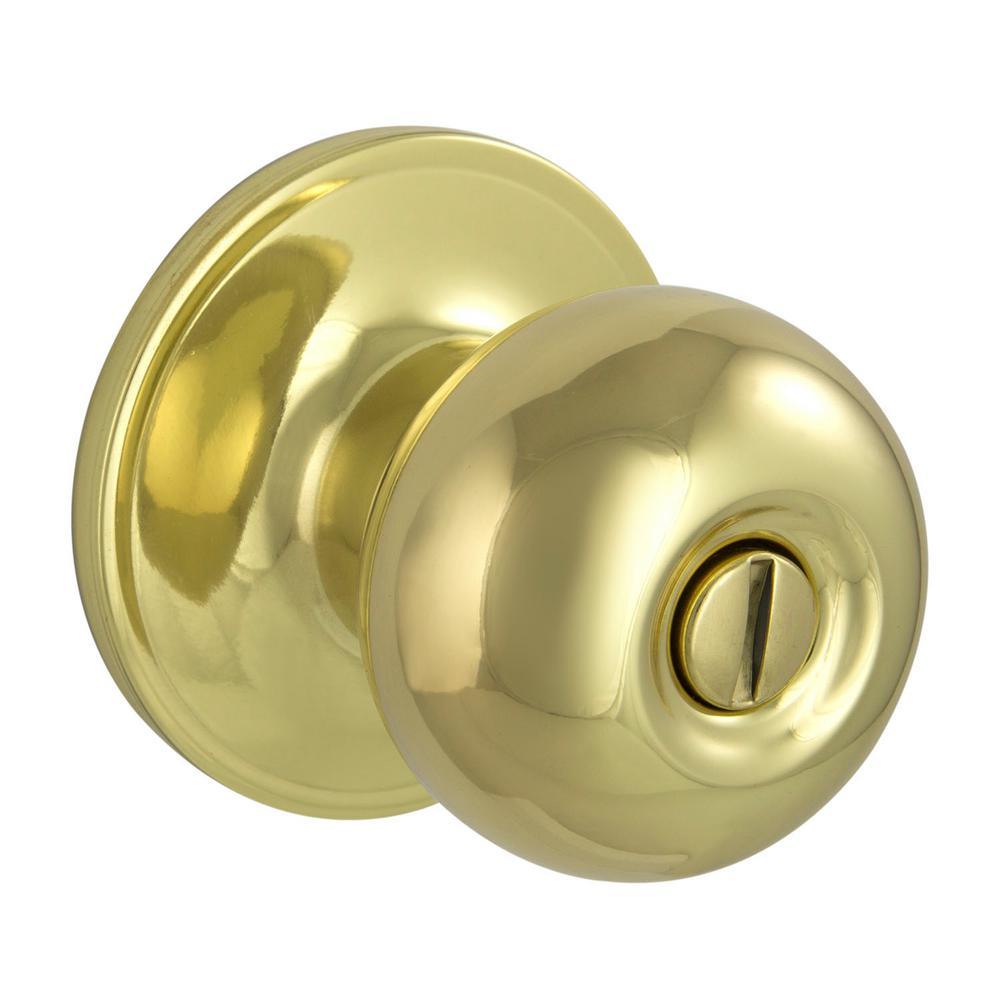 Jeffir Aged Bronze Privacy Bed/Bath Door Knob - Super Arbor