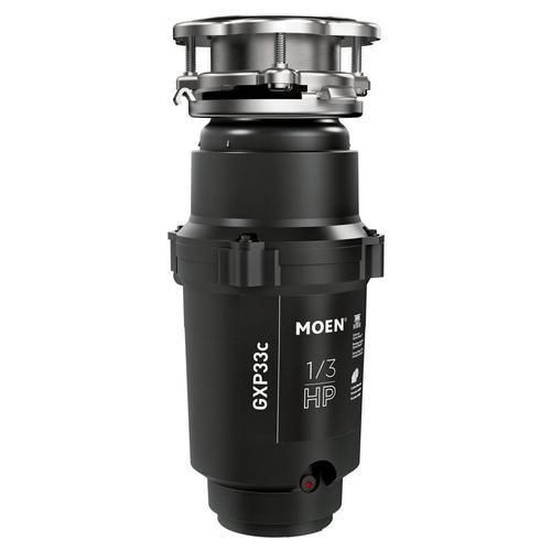 Moen Lite Series 1/3 -HP Continuous Feed Garbage Disposal with Power Cord and Universal Mount
