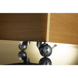1-31/32 in. Satin. chrome and Gray Swivel Without Brake Plate Caster, 66.1 lb. Load Rating - Super Arbor