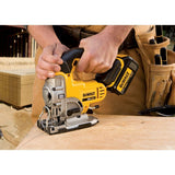 20-Volt MAX Lithium-Ion Cordless Jig Saw (Tool-Only) with 20-Volt MAX 3.0Ah Battery and Charger