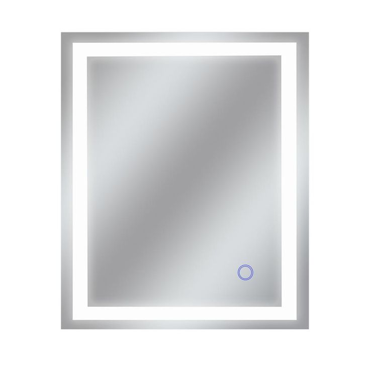 Edison Tri-Color 30 in. x 36 in. Single LED Wall Mounted Backlit LED Bathroom Mirror