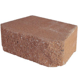 4 in. x 11.75 in. x 6.75 in. Pewter Concrete Retaining Wall Block - Super Arbor