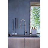 Trinsic Pro Single-Handle Pull-Down Sprayer Kitchen Faucet with Touch2O Technology and Spring Spout in Arctic Stainless - Super Arbor