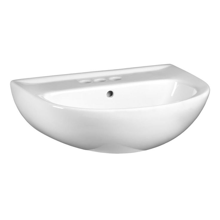 American Standard Evolution Pedestal Combo Bathroom Sink with 4 in. Centers in White