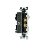1/25W-125V Combination Switch with Neon Pilot Light, White - Super Arbor