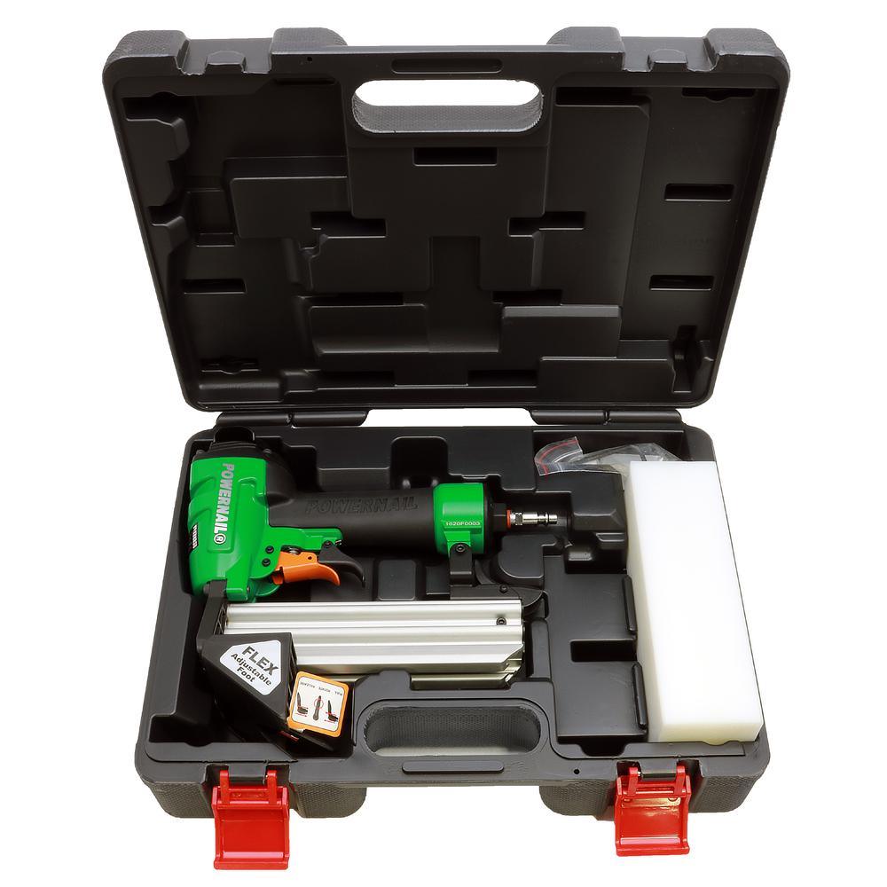 Pneumatic 20-Gauge Hardwood Flooring Trigger Pull Cleat Nailer Kit - Super Arbor