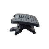 Black Adjustable Height Ergonomic Foot Rest with Massage Rollers - Super Arbor