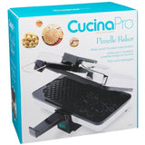 2-Slice Black Non-Stick Pizzelle Waffle Maker