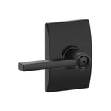 Latitude Aged Bronze Privacy Bed/Bath Door Lever with Century Trim - Super Arbor