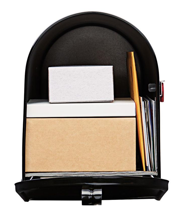 Gibraltar Mailboxes Elite Large, Steel, Post Mount Mailbox, Black, E1600B00