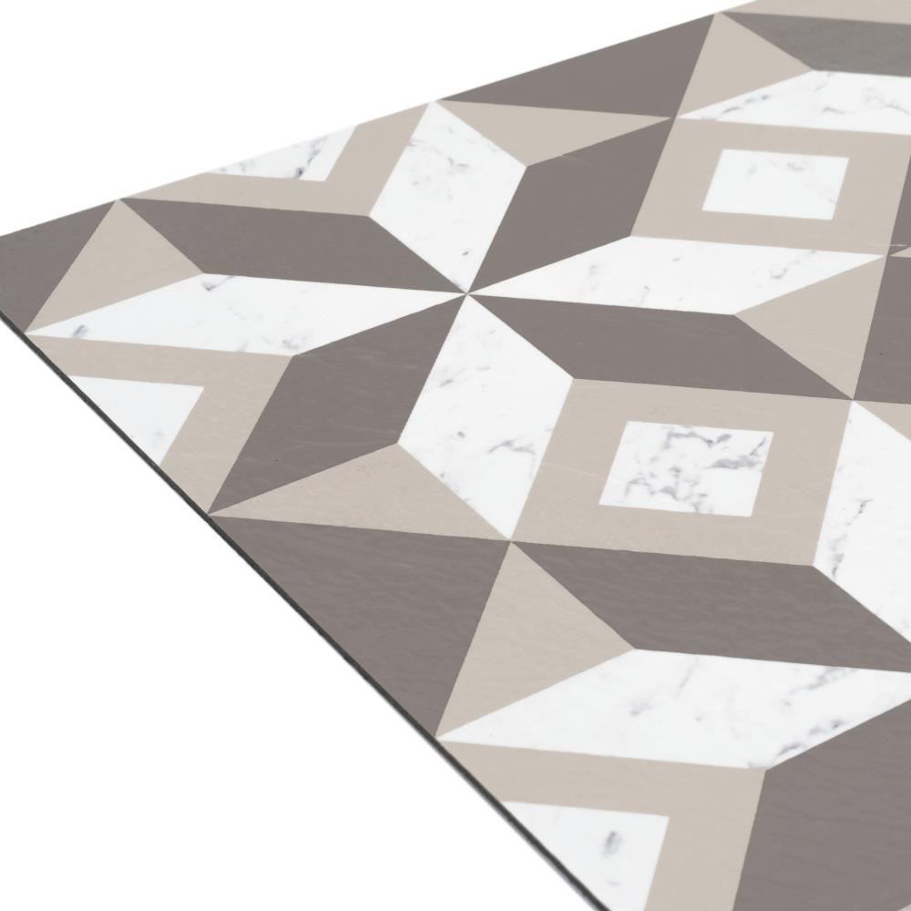 Achim Retro Prism Marble 12-in x 12-in Peel-and-Stick Vinyl Tile Flooring, 20-sq ft Carton