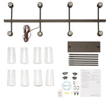 Kichler Braelyn 8-Light Bronze Industrial Chandelier