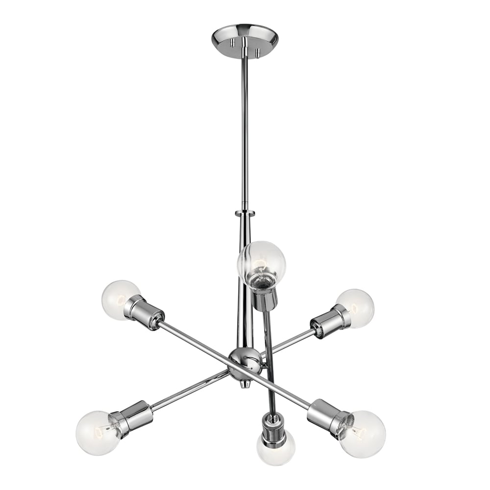 Kichler Armstrong 6-Light Chrome Modern/Contemporary Chandelier
