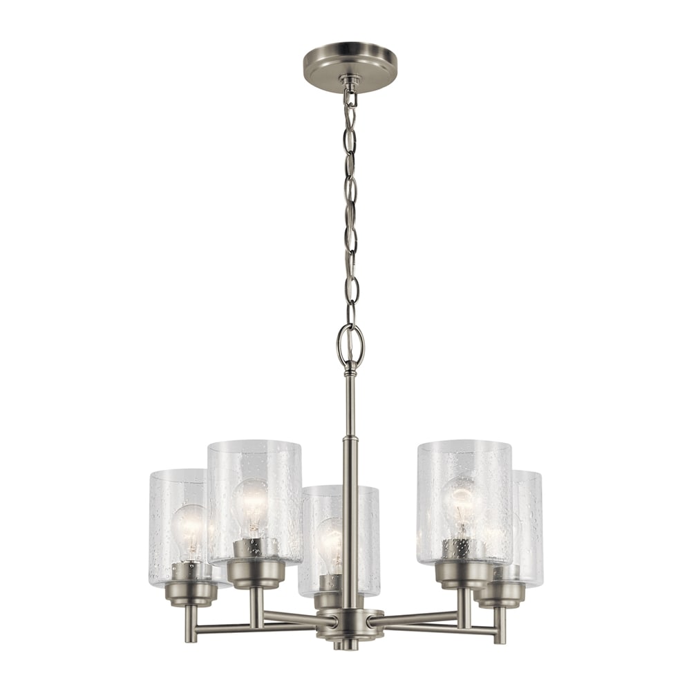 Kichler Winslow 5-Light Brushed Nickel Modern/Contemporary Chandelier