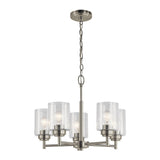 Kichler Winslow 5-Light Brushed Nickel Modern/Contemporary Chandelier