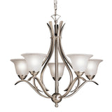 Kichler Dover 5-Light Brushed Nickel Transitional Chandelier